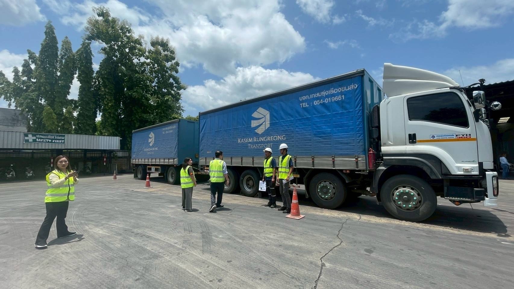 เสริมทัพ! เพิ่มกองรถบรรทุกใหม่กว่า 20 คัน รองรับความต้องการช่วง High Season
